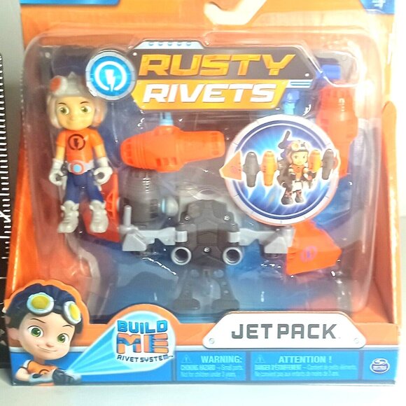 NEW Nickelodeon Rusty Rivets Build Me Rivet System - JET PACK ~ Spin Master Toys - Picture 1 of 4